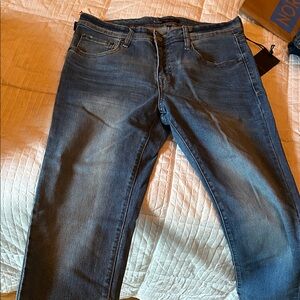 Men's Slim Fit Blue Jeans